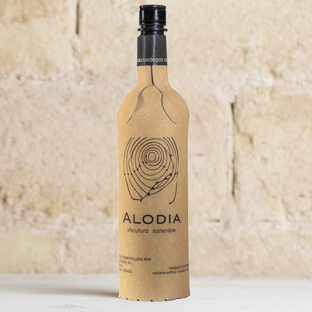 Vino Tinto Alodia Paper Bottle