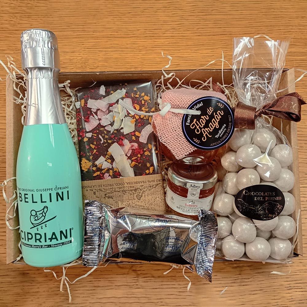 Cesta regalo Dulce brindis