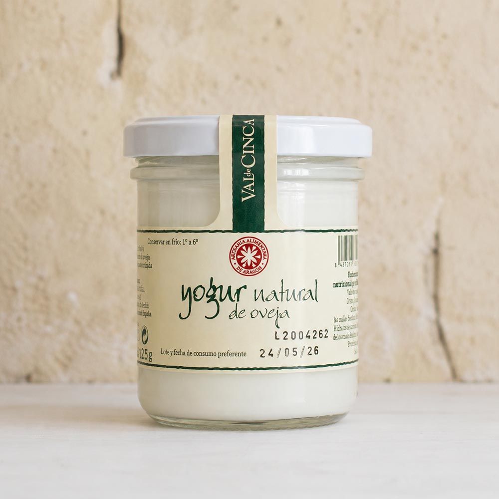 Yogur natural de oveja Val de Cinca