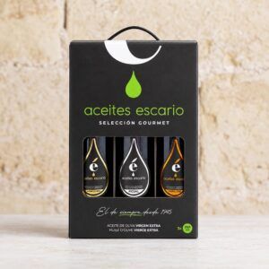 Pack aceites Escario AOVE monovarietales